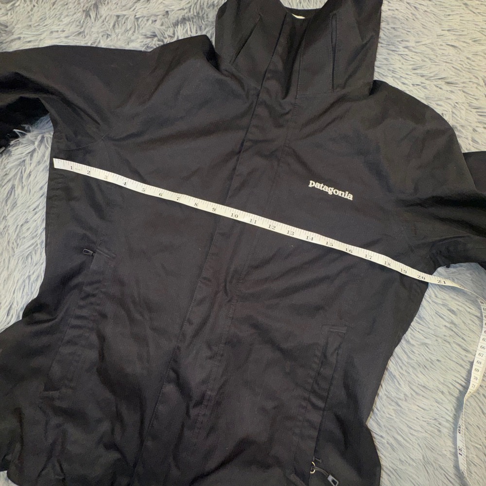 Patagonia H2No Black Waterproof SoftShell Jacket Womens Small Ski Snowboard Coat - Picture 5 of 13